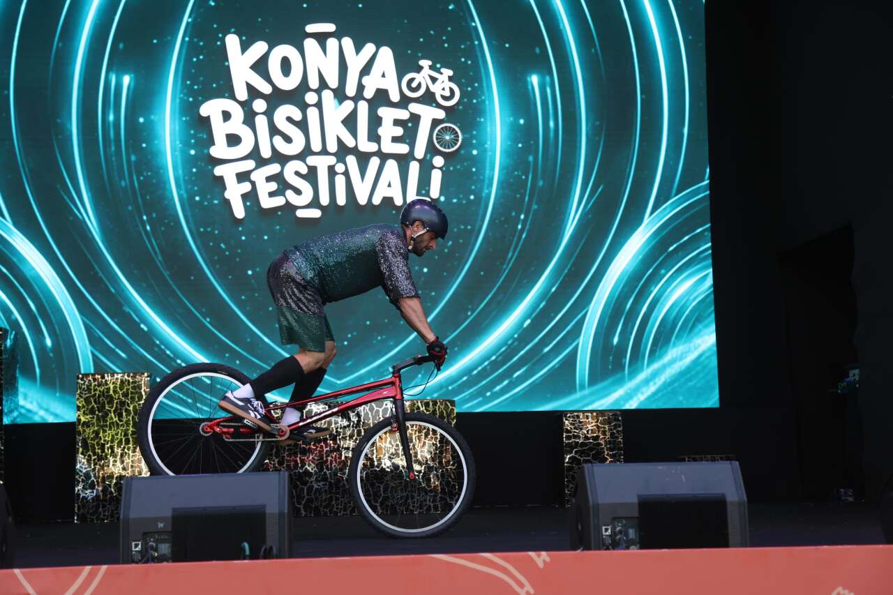 Konya Bisiklet Festivali başladı! İlk günden binlerce kişi akın etti 12